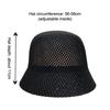 Женская шляпа-ведро, летняя, с вырезом, тонкая, дышащая, солнцезащитная шляпа, женская пляжная панама, кепка, складная, для отдыха на природе, рыболовная кепка