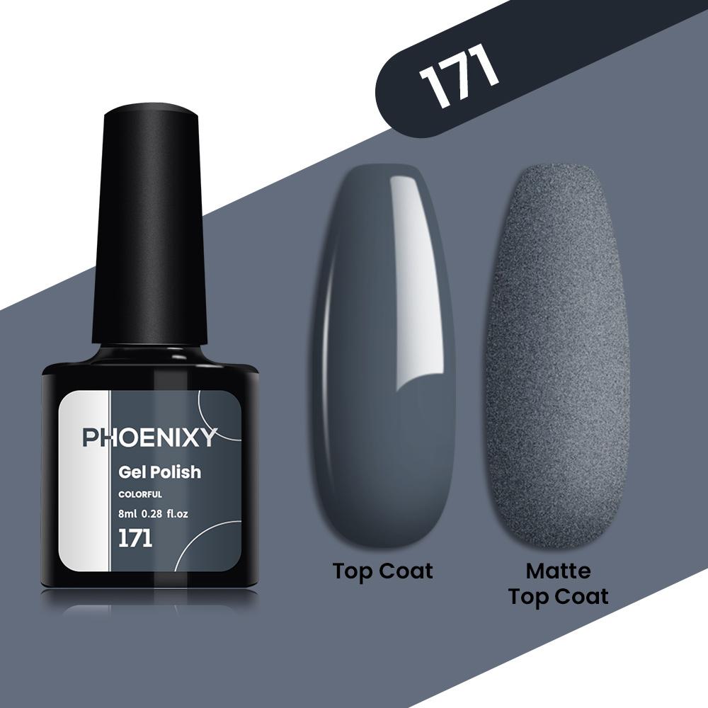 PHOENIXY, 8 мл, однотонный гель-лак для ногтей, замачиваемый цветной гель телесного цвета, розовый, фиолетовый, долговечный лак для ногтей, УФ-светодиодный лак для дизайна ногтей