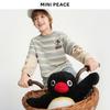 Майка с длинным рукавом для мальчиков MiniPeace, имитирующая двухпредметный комплект, в полоску