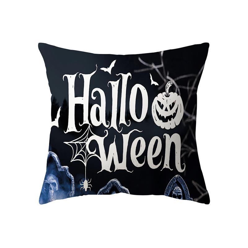 Хэллоуин тема тыква паутина принт узор наволочка дома гостиная диван украшения квадратная подушка наволочка
