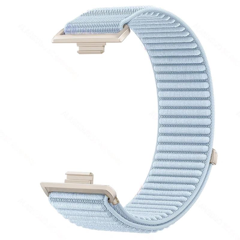Nylon Strap for Huawei Watch Fit 4 / 4 Pro / 3, Light Blue