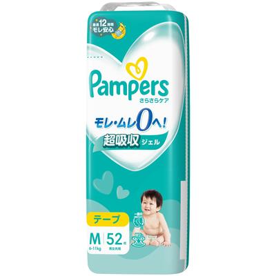 Подгузники M Pampers Smooth Care 52 шт. [размер ленты] (6~11 кг)