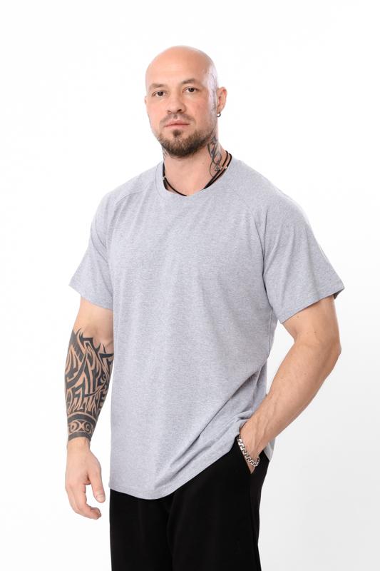 Men's Raglan T-Shirt – Large Size, Solid Color, Summer 8011-001 HC
