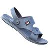 2025 Summer New Men's Leather Breathable Leather Sandals Drag Wear Dual-purpose Casual Beach Shoes Slippers Men's Shoes 2302