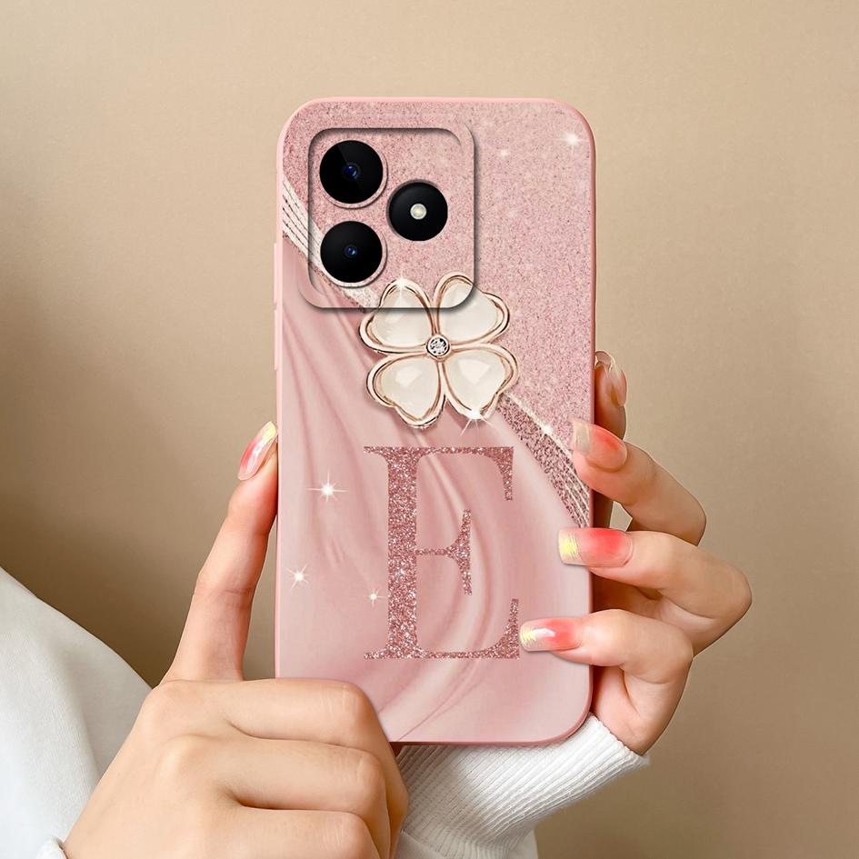 Для Realme C53 C25 C25S C25Y C30 C30S C31 C33 C35 C51 C61 C55 C65 C67 C75 4G 5G чехол для телефона креативный узор с буквами мягкий силиконовый корпус для OPPO Capa