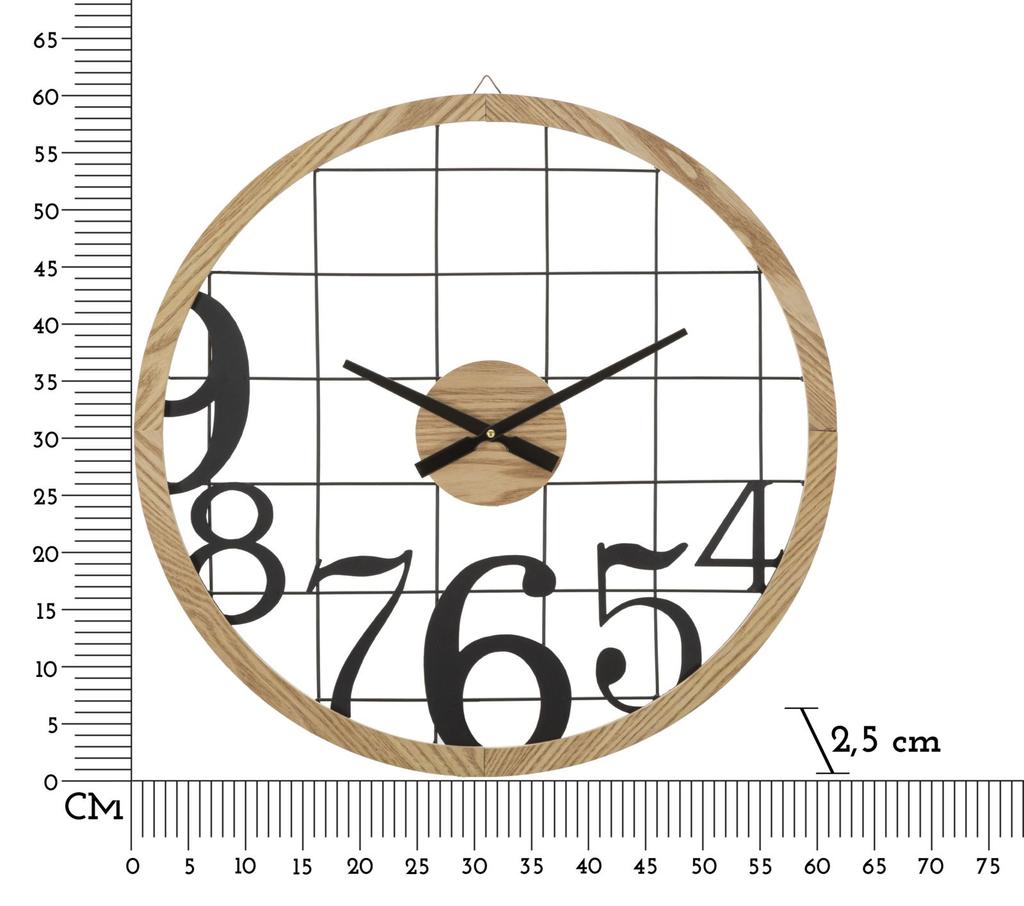 Wall Clock Numbers Cm Ø 60X2,5