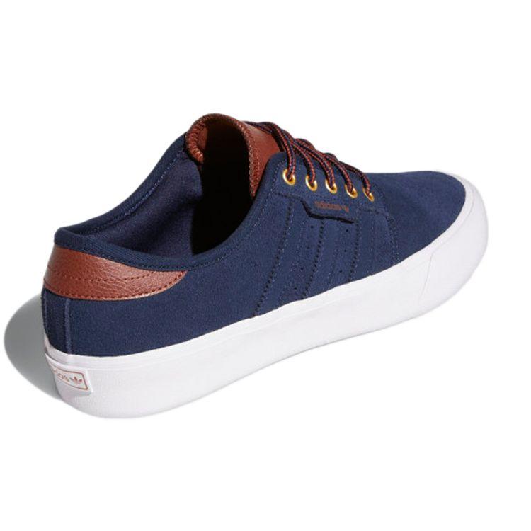 adidas Оригинальные Seeley Xt Повседневные Нескользящие Легкие Поддерживающие Низкие Кеды для Скейтбординга Мужские Кроссовки Темно-синие H01235