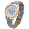 Watch Mofusand Analog Leather Strap Pastel Color Komaru Macaron Watch G Blue [Fieldwork] Women's MSD005-5