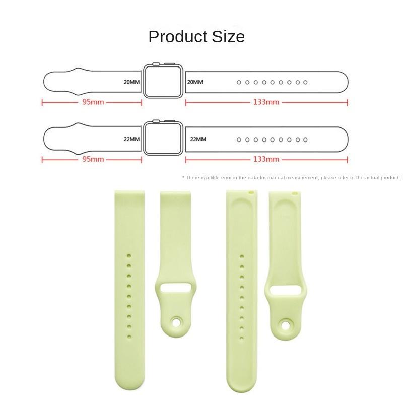 Силиконовый ремешок для Xiaomi IMILAB KW66, спортивный браслет для умных часов Haylou Solar LS05/RT LS05S/LS02 Realme Watch 2 Pro S