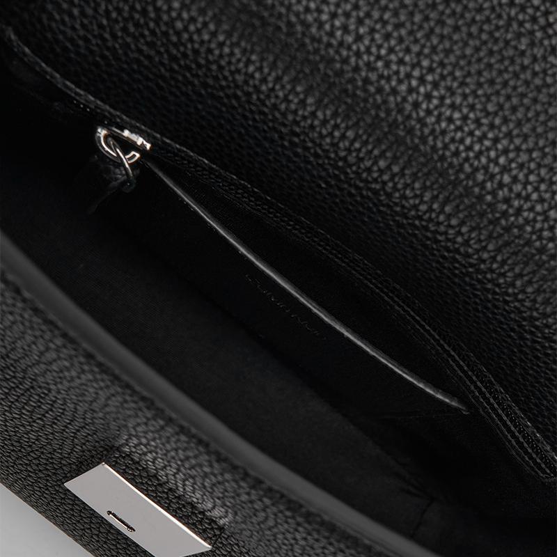 Calvin Klein Элегантная повседневная сумка через плечо с клапаном и монограммой для commuters Женские сумки Черный 4F3511G-UB1