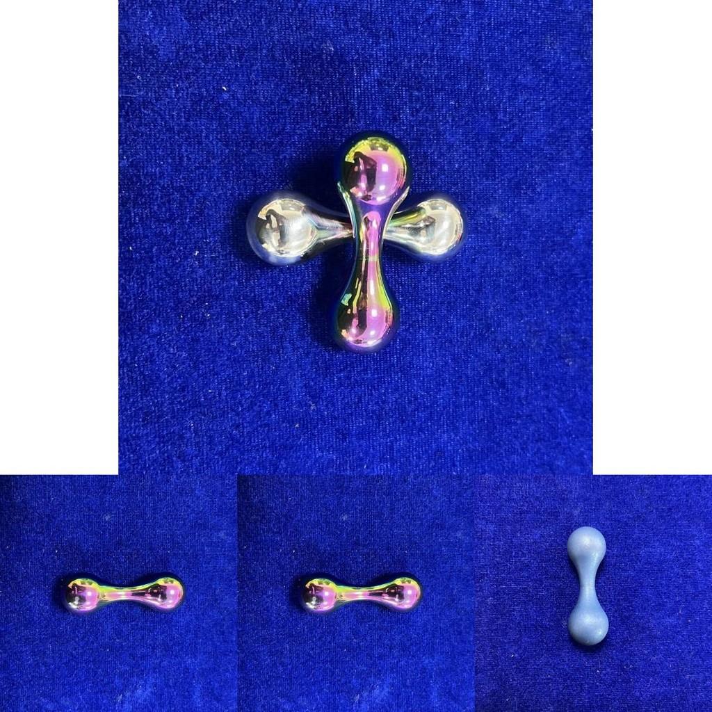 Прочный титановый сплав костяшка фиджет спиннер с красочными бусинами беглери для детей и взрослых