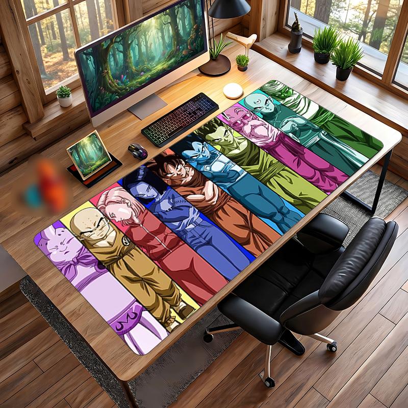Dragon Ball Printed Mouse Pad Non-Slip Waterproof Rubber Desk Mat for Gaming Office Laptop Home Decor Gift