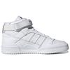 Adidas Forum Mid White Black Женские кроссовки Cloud-White Core-Black GY0819