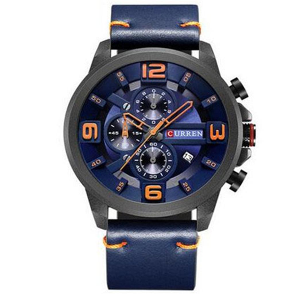 Мужские водонепроницаемые светящиеся наручные часы-будильник для бега