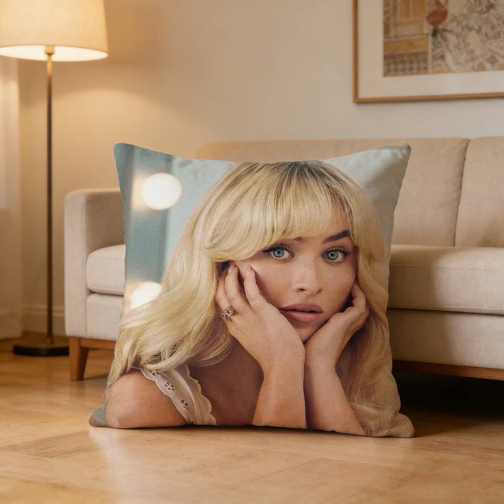 SSabrina Carpenter Pillow Case for Sofa Living Room Home office Decor Protective Cover