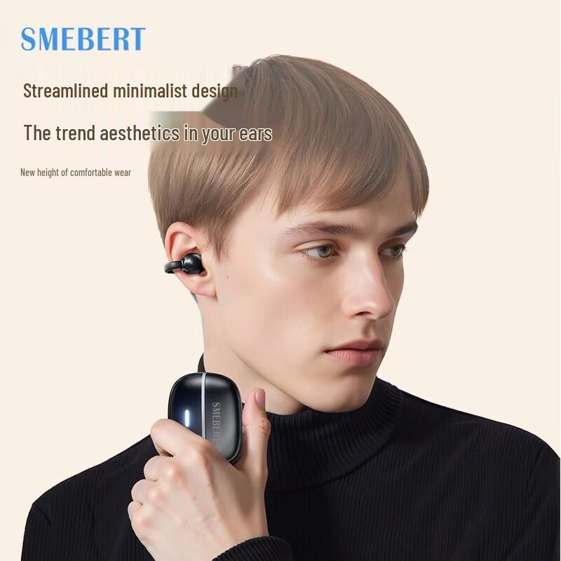 SMEBERT A8 Open-Ear Clip-On Bluetooth Sports Earbuds