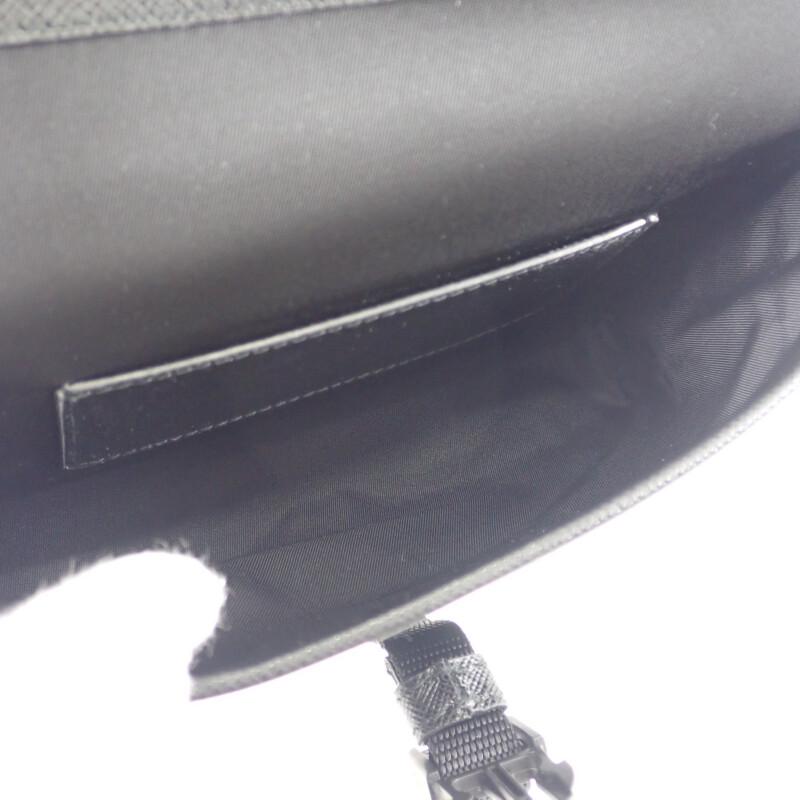 Prada 2ZH108_2DMH_F0002 Сумка через плечо черная сафьяновая кожа/нейлон женская