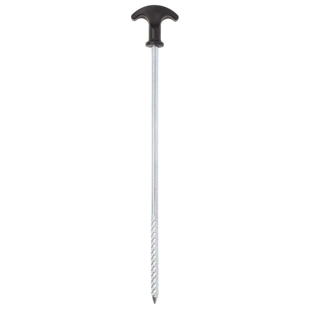 Tent Pegs 24 pcs 30 cm Ø7 mm Galvanized Steel