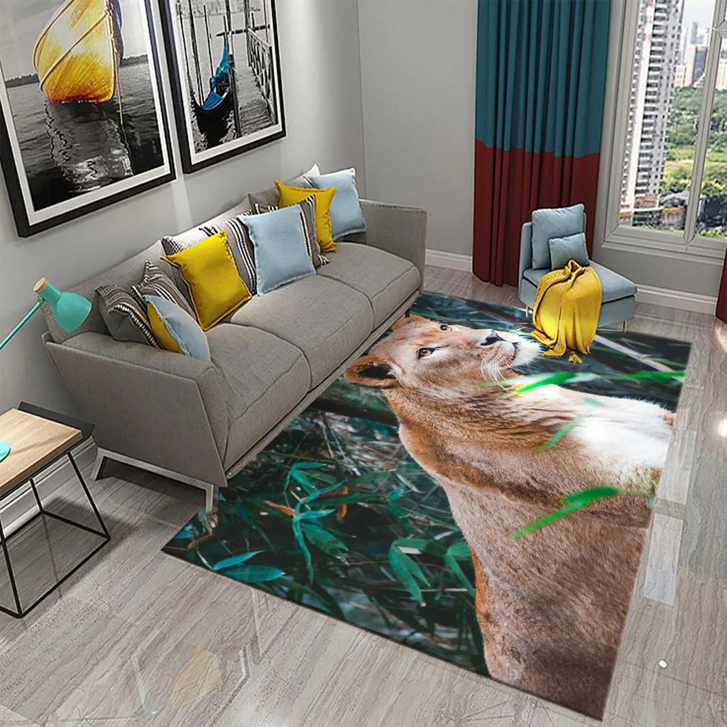 3D Прекрасный Лесной Ковер с Дикой Природой для Кухонного Коврика Ковер для Спальни Гостиной Длинный Прикроватный Коврик Ковер для Прихожей Входной Коврик