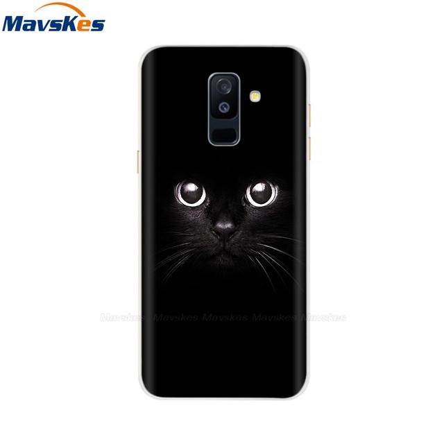 Силиконовый чехол для Samsung Galaxy A6, чехол для двух SIM-карт, Sm A600 A600f, чехол для Samsung A6 Plus A605 A605f, чехол