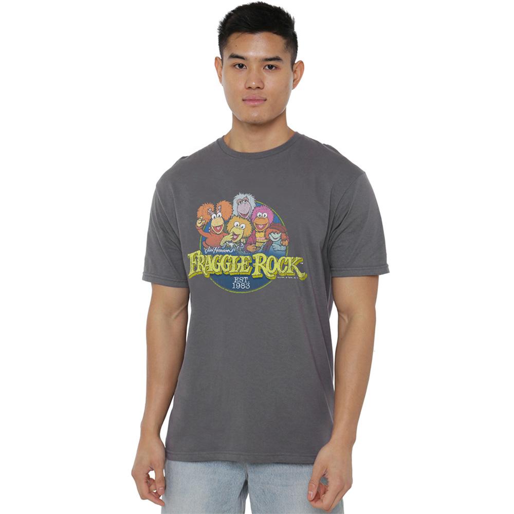 Fraggle Rock Unisex Adult Circle Logo T-Shirt