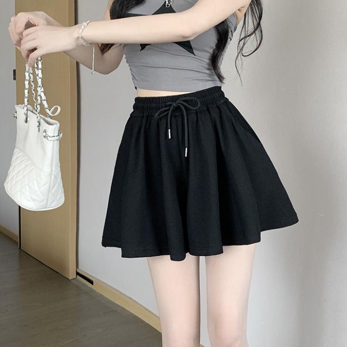 Sweatpants Women's Shorts Baggy Slim Casual All-in-one High-waisted Wide-leg Pants A-line Hot Pants Three-quarter Pants