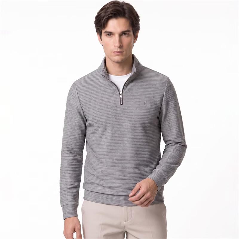 Pierre Cardin Men's Fleece-Lined Half-Zip Mock Neck Pullover