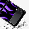 Для Samsung Galaxy Z Flip 3 4 5 жесткий черный складной чехол для ПК-телефона бесконечность на фиолетовом для Samsung Z Flip3 защитный чехол