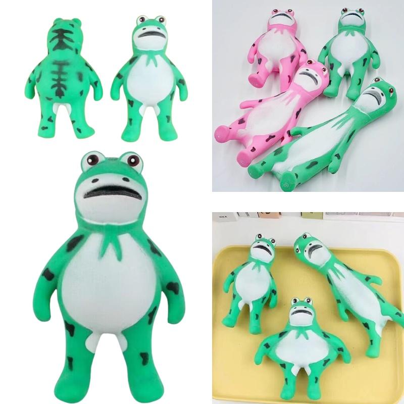 Креативная игрушка-сквиши в виде лягушки из ТПР для снятия стресса оптом от фабрики в Чжэцзяне