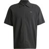 Originals Logo Zip Short Sleeve Shirt Men Shirts Black JD0048
