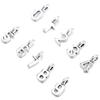 100pcs Sliver Number 0~9 Charms Alloy Number Pendants Brooch   Women