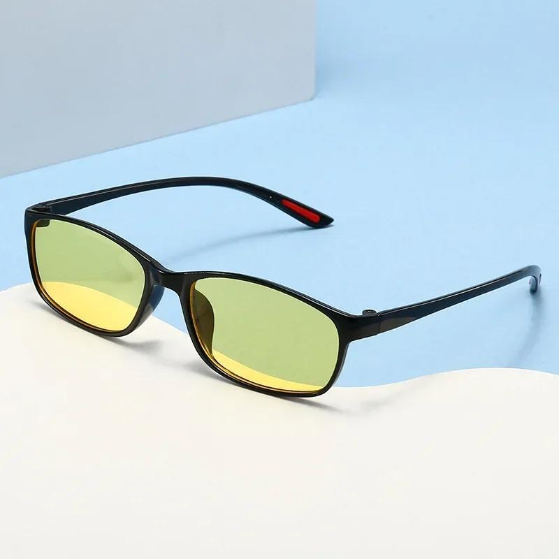 Ультралегкие Очки для Чтения с Ночным Видением из TR90 Маленькая Рамка Очки для Дальнего Зрения Дневное и Ночное Видение Вождение На Улице Очки для Пресбиопии