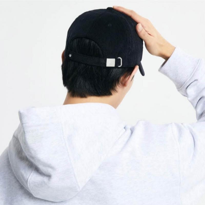 New Balance Кепка Nqj Nbgddfl807 19 Круглый логотип Вельветовая бейсболка