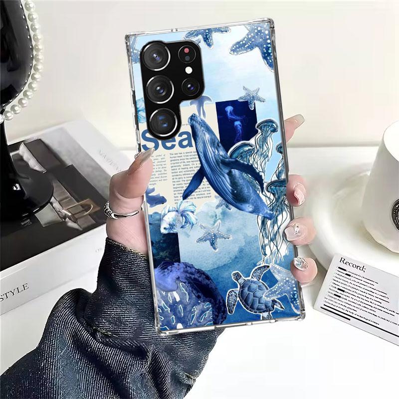 Морская звезда Морская черепаха Акула Для Samsung Galaxy Note 20 Ultra 9 8 10 Pro Чехол для телефона S10E S10 Lite S9 Plus S8 + S7 Edge A6 A7