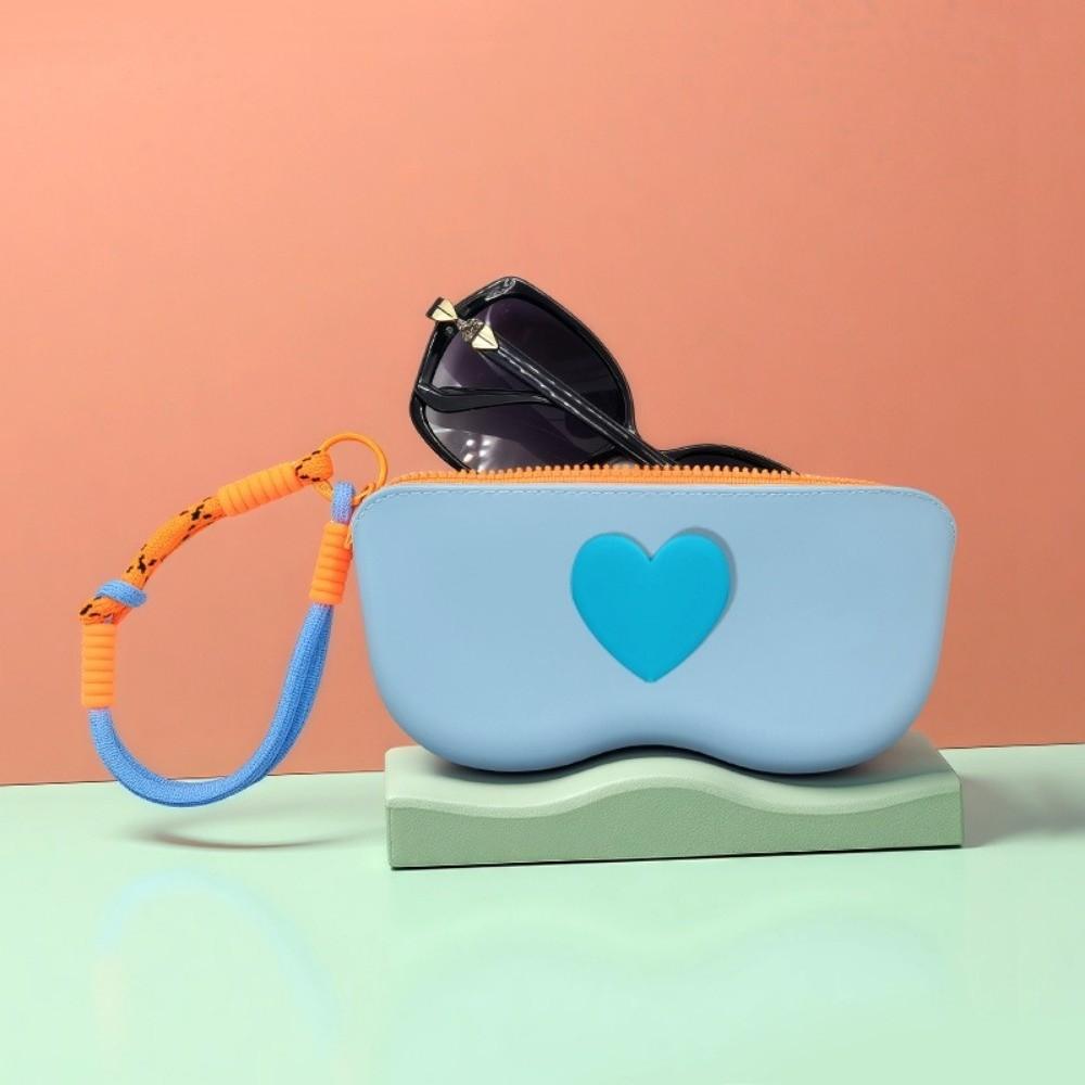 Waterproof Silicone Glasses Case Dustproof Storage Bag Fashion Sunglasses Pouch for Girls
