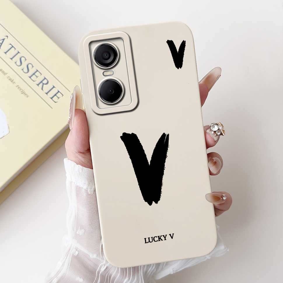 Luckly Letters Cover For Tecno Pop 6 Pro Case 2022 Silicone Soft TPU Phone Case For Tecno Pop6 Pop 6 Pro Bumper 6.6"