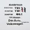 Volkswagen Sagitar 08-22 Черный 280TSI Набор задней эмблемы и наклейки с буквами