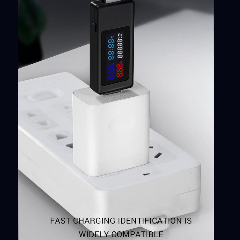 KWS V30 USB Тестер мощности 6в1 Ток Напряжение Время Мощность Емкость Количество электричества Тестер с выключением питания