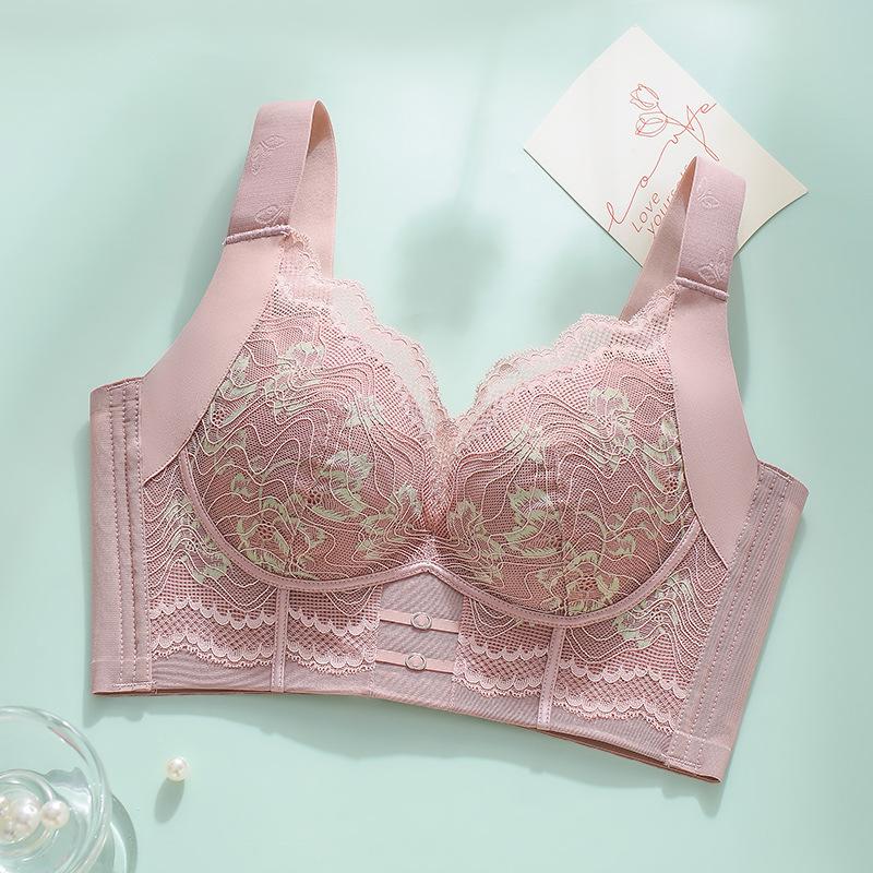 Нижнее белье большого размера для женщин, бюстгальтер с полной чашкой и тонким вырезом, регулируемый бюстгальтер с эффектом пуш-ап