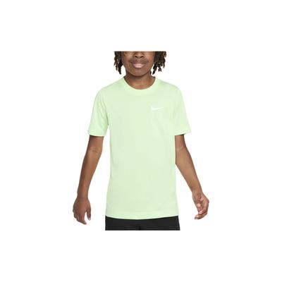 Футболка Dri-FIT Legend Solid Color Crew Neck Casual Short Sleeve T Shirt Kids Tops Light-Green DX9537-376