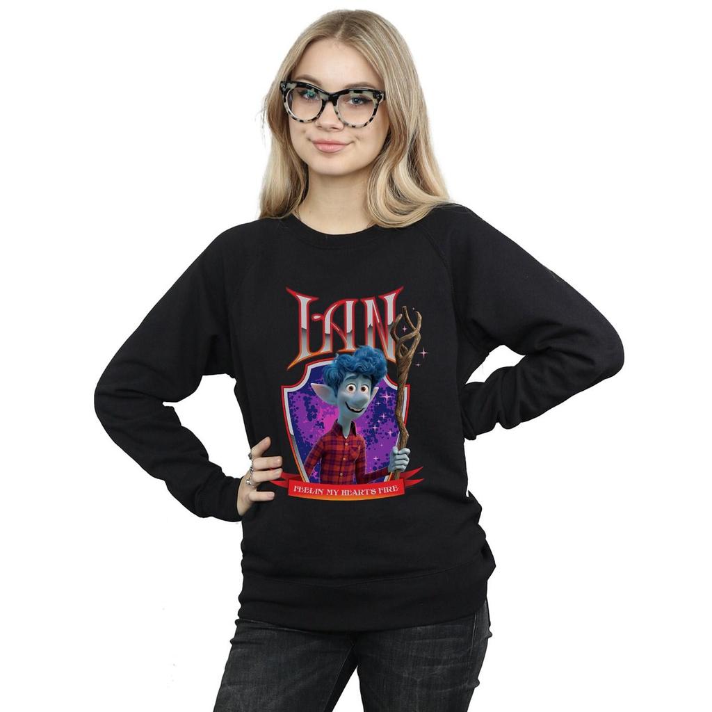 Disney Womens/Ladies Onward Ian Heart´s Fire Sweatshirt
