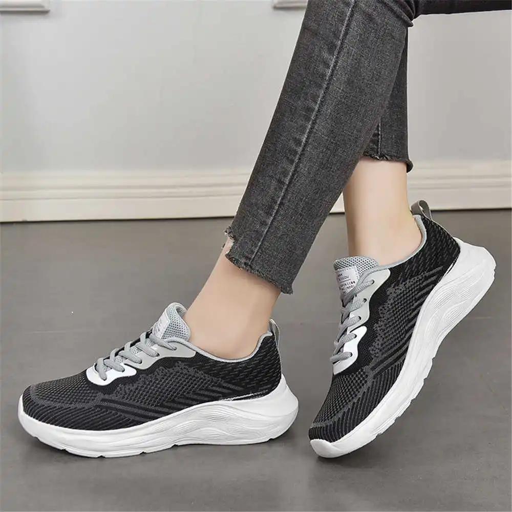Fashion With Ties Summer Boots Woman Woven Black And Red Shoes Women's Sneakers Original Sport Bascket On Sale Leisure