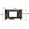 TXB124 SFF8639 SSD Solid State Drive Conversion Card PCIE X4 to U.2 Adapter Card