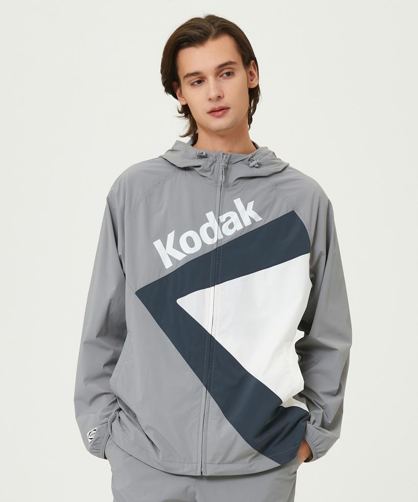 Куртка Kodak K-Hooded с длинным рукавом, серая