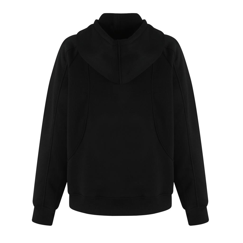 Womens Hoodies Oversized Sweatshirts Half Zip Fleece Long Sleeve Casual Pullover Hooded Sweatshirt Tops