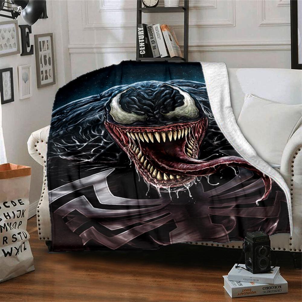 Venom Space Blanket Soft Throw Blanket For Home Bedroom Bed Sofa Travel Office Solid Christmas Blanket