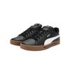 PUMA Smash Vulc V3 Unisex Faux Leather Classic Minimal Retro Breathable Low Top Skate Shoes Black 380752-23