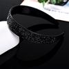 Korean-Style Wide Full-Strass Rhinestone Diamond-Inlaid Non-Slip Handmade Women's Gray-Hair Covering Hair Clip Headband Adult