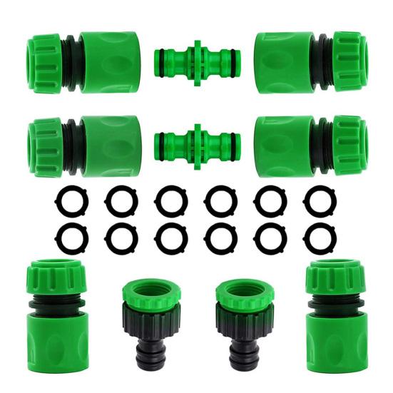 45293 Inch Garden Quick Connector for Coupling Adapter Set Plastic Watering Hose