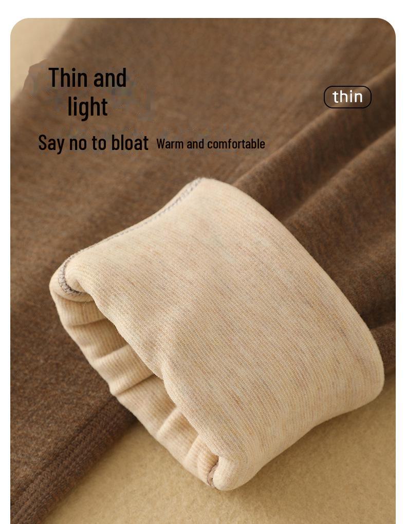 Children's Double-Layer High Waist Winter Pants: Cozy Velvet Cotton for Boys, Thick Silk for Girls, Perfect School Uniform for Fall & Winter